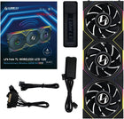 Lian Li Uni Fan Tl Lcd120 Mm 3 Pack Black Wireless