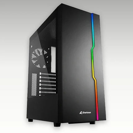 Sharkoon Rgb Slider Bk Atx Case