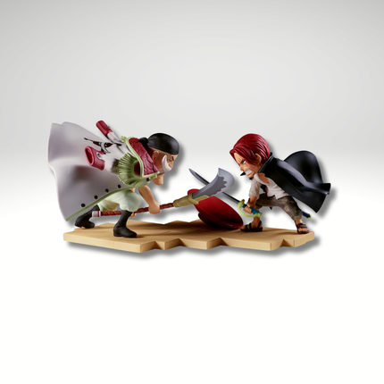 One Piece Edward.Newgate Vs Shanks Figure
