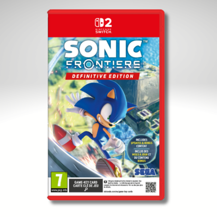 Sonic Frontiere Definitive Edition Switch 2