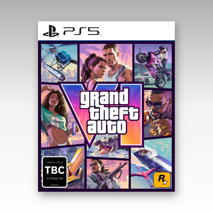 Grand Theft Auto VI (GTA 6) PlayStation 5 box art