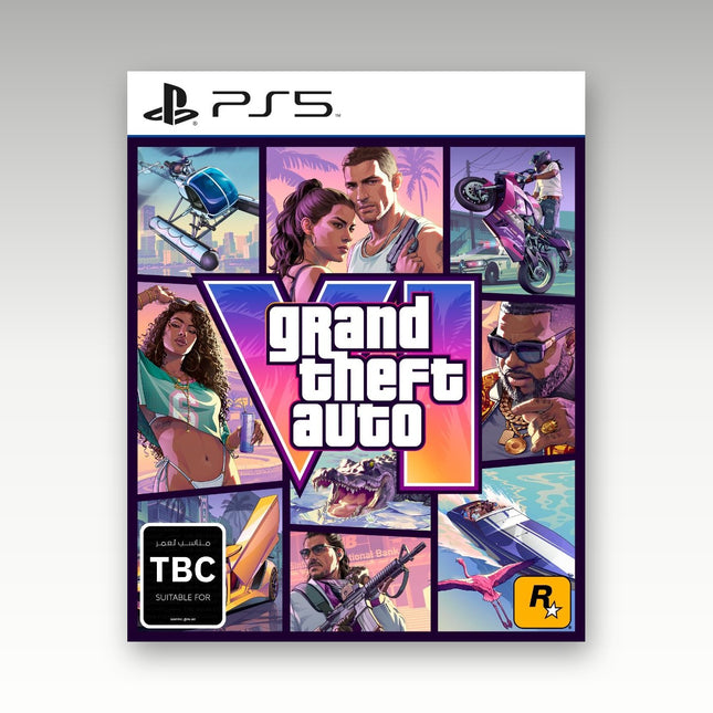 Grand Theft Auto VI (GTA 6) PlayStation 5 box art